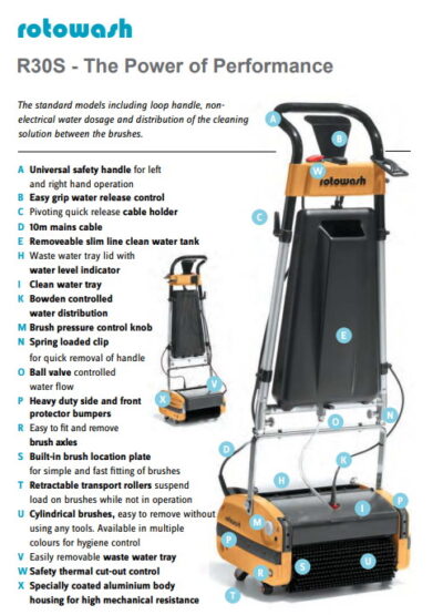 Rotowash R30S – Floor Cleaning Machines