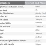 rotowash-scrub-master-specifications