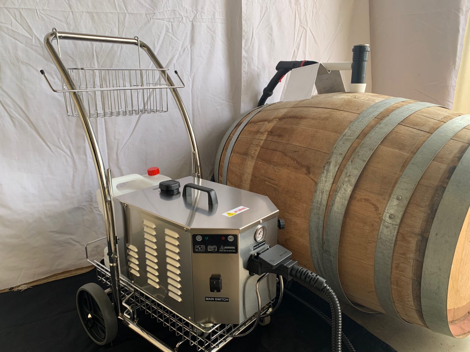 Wine Barrel Steam Cleaning Floor Cleaning Machines